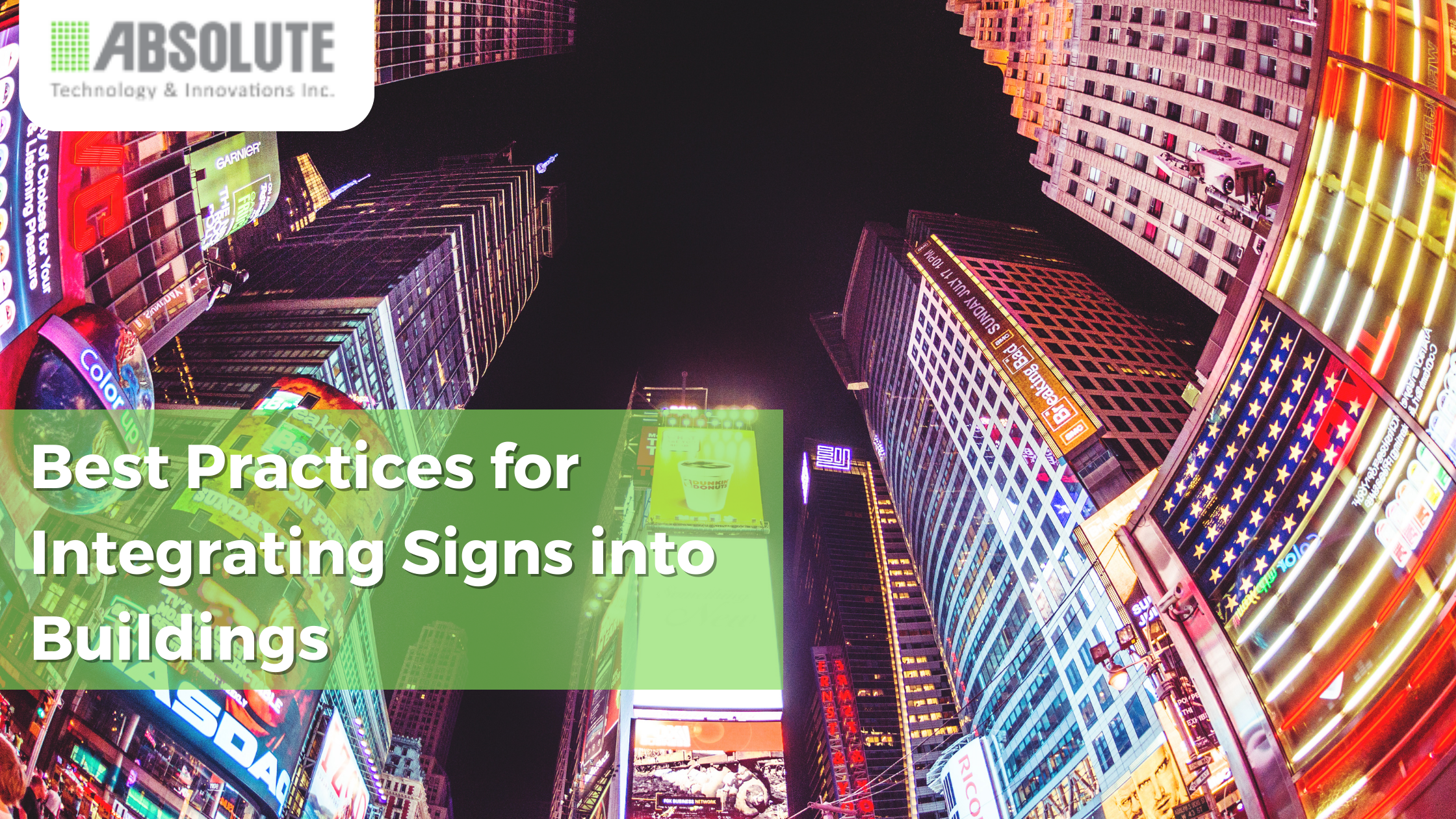 Integrating Signs into Buildings